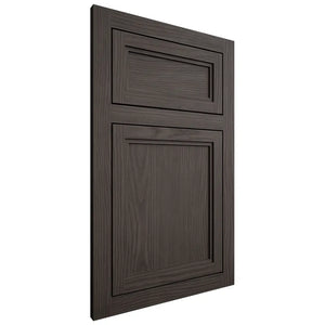 Shiloh Cabinetry Flush Inset Concord White Oak Plain Cut Creekside Door