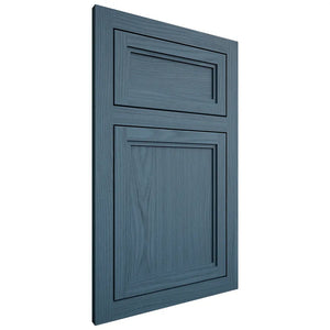 Shiloh Cabinetry Flush Inset Concord White Oak Plain Cut Hudson Door