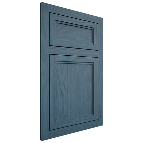 Shiloh Cabinetry Flush Inset Concord White Oak Plain Cut Hudson Door