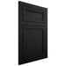 Shiloh Cabinetry Flush Inset Concord White Oak Plain Cut Ink Door