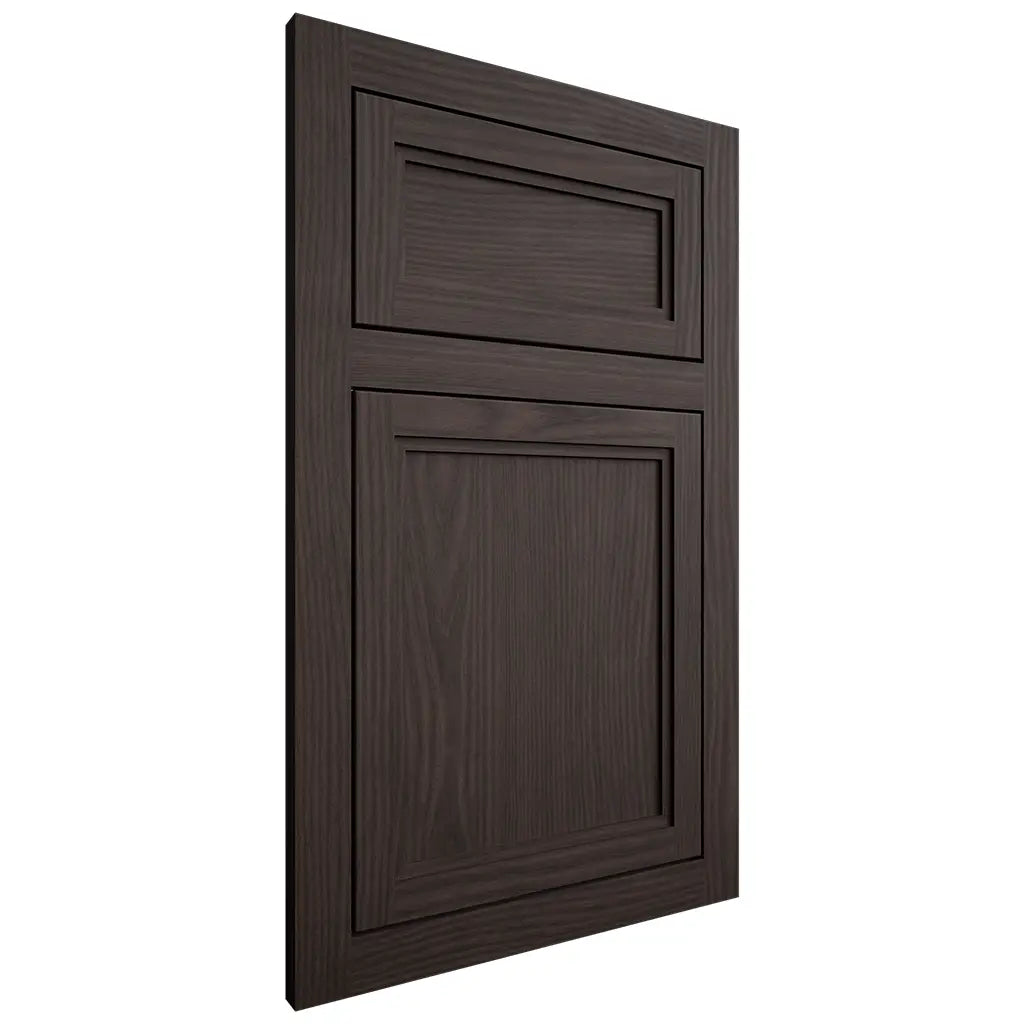 Shiloh Cabinetry Flush Inset Concord White Oak Plain Cut Morel Door