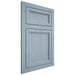 Shiloh Cabinetry Flush Inset Concord White Oak Plain Cut Sky Door