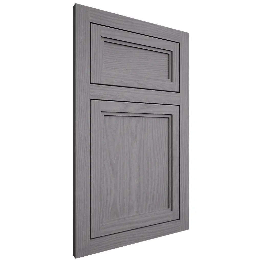 Shiloh Cabinetry Flush Inset Concord White Oak Plain Cut Sterling Door