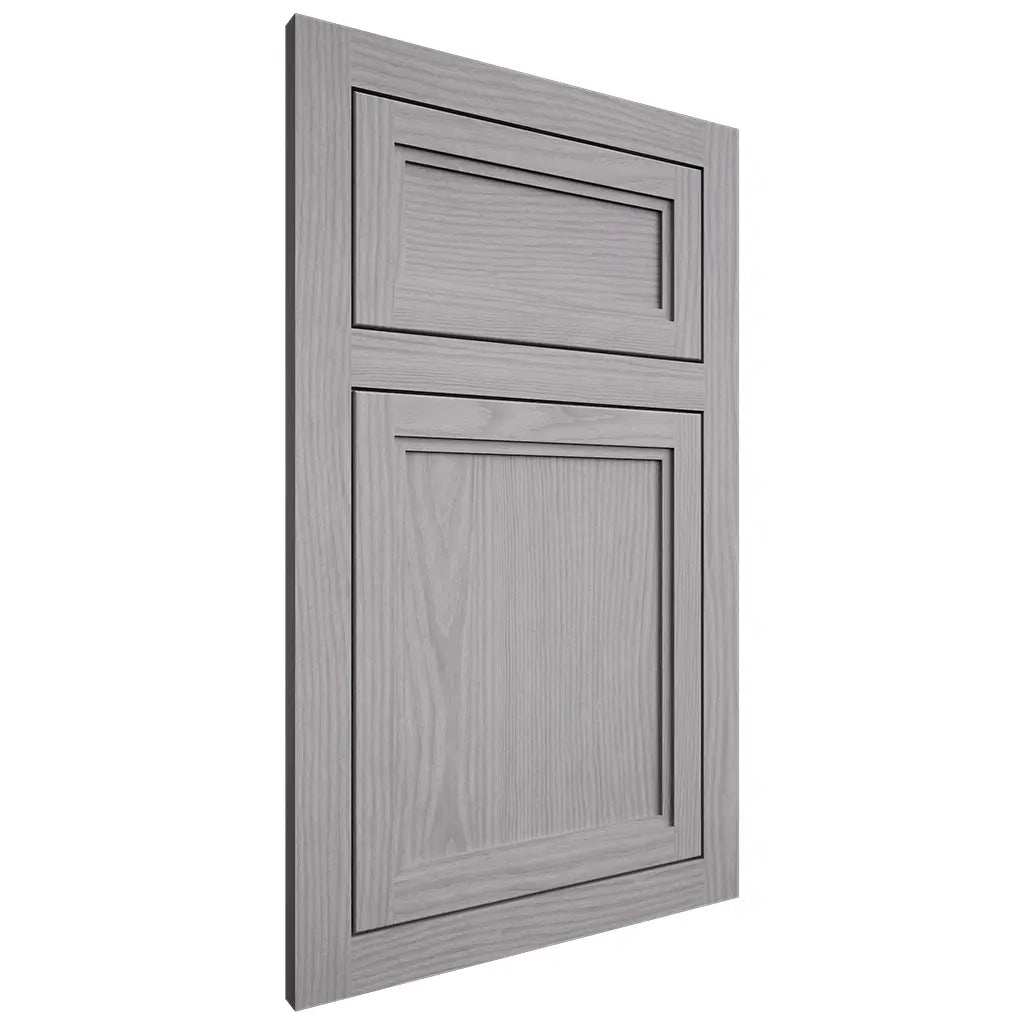 Shiloh Cabinetry Flush Inset Concord White Oak Plain Cut Stratus Door