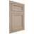 Shiloh Cabinetry Flush Inset Concord White Oak Plain Cut Straw Door