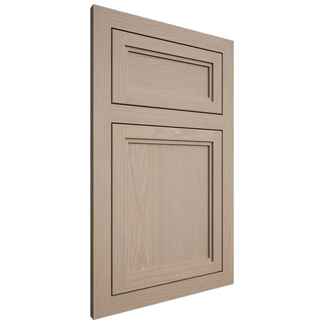 Shiloh Cabinetry Flush Inset Concord White Oak Plain Cut Straw Door