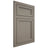 Shiloh Cabinetry Flush Inset Concord White Oak Plain Cut Thyme Door