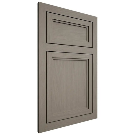 Shiloh Cabinetry Flush Inset Concord White Oak Plain Cut Thyme Door