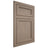Shiloh Cabinetry Flush Inset Concord White Oak Quarter Sawn Almond Door