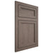 Shiloh Cabinetry Flush Inset Concord White Oak Quarter Sawn Clay Door