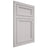 Shiloh Cabinetry Flush Inset Concord White Oak Quarter Sawn Cotton Door