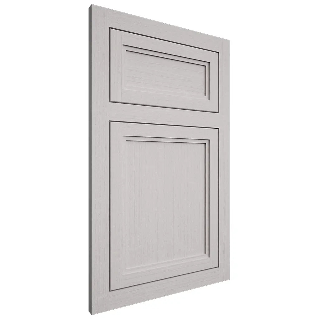 Shiloh Cabinetry Flush Inset Concord White Oak Quarter Sawn Cotton Door