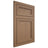 Shiloh Cabinetry Flush Inset Concord White Oak Quarter Sawn Medium Door