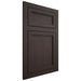 Shiloh Cabinetry Flush Inset Concord White Oak Quarter Sawn Morel Door