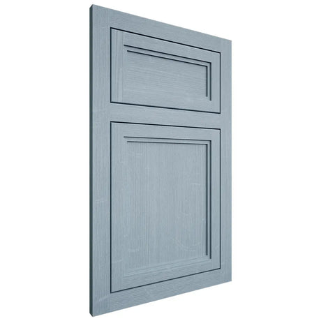 Shiloh Cabinetry Flush Inset Concord White Oak Quarter Sawn Sky Door