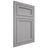 Shiloh Cabinetry Flush Inset Concord White Oak Quarter Sawn Stratus Door