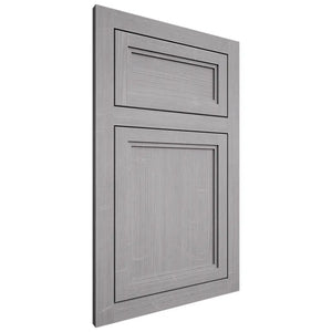 Shiloh Cabinetry Flush Inset Concord White Oak Quarter Sawn Stratus Door