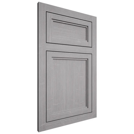 Shiloh Cabinetry Flush Inset Concord White Oak Quarter Sawn Stratus Door