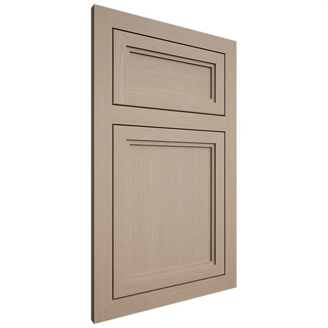 Shiloh Cabinetry Flush Inset Concord White Oak Quarter Sawn Straw Door