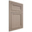 Shiloh Cabinetry Flush Inset Concord White Oak Quarter Sawn Whitewash Door