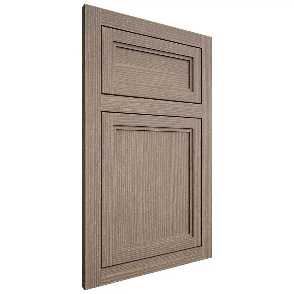 Shiloh Cabinetry Flush Inset Concord White Oak Rift Cut Almond Door
