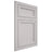 Shiloh Cabinetry Flush Inset Concord White Oak Rift Cut Cotton Door