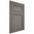 Shiloh Cabinetry Flush Inset Concord White Oak Rift Cut Flagstone Door
