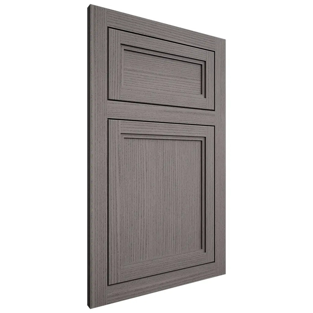 Shiloh Cabinetry Flush Inset Concord White Oak Rift Cut Flagstone Door