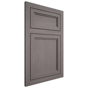 Shiloh Cabinetry Flush Inset Concord White Oak Rift Cut Flagstone Door
