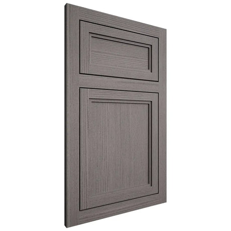 Shiloh Cabinetry Flush Inset Concord White Oak Rift Cut Flagstone Door