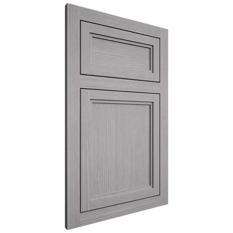Shiloh Cabinetry Flush Inset Concord White Oak Rift Cut Stratus Door