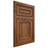 Shiloh Cabinetry Flush Inset Dalton Hickory Plain Cut Burnt Sugar Door