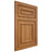 Shiloh Cabinetry Flush Inset Dalton Hickory Plain Cut Medium Door