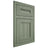 Shiloh Cabinetry Flush Inset Dalton Hickory Plain Cut Moss Door