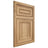 Shiloh Cabinetry Flush Inset Dalton Hickory Plain Cut Natural Door