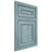 Shiloh Cabinetry Flush Inset Dalton Hickory Plain Cut Sky Door