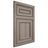 Shiloh Cabinetry Flush Inset Dalton Hickory Plain Cut Sterling Door