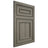 Shiloh Cabinetry Flush Inset Dalton Hickory Plain Cut Thyme Door