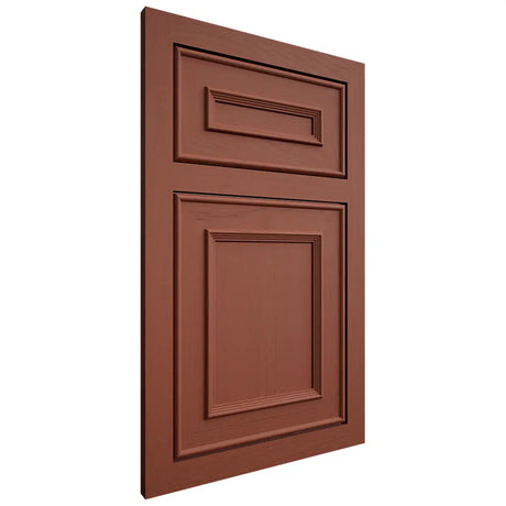 Shiloh Cabinetry Flush Inset Dalton Maple Plain Cut Cayenne Door