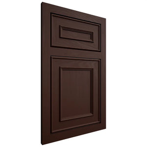 Shiloh Cabinetry Flush Inset Dalton Maple Plain Cut Cocoa Door