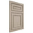 Shiloh Cabinetry Flush Inset Dalton Maple Plain Cut Pebble Door