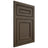 Shiloh Cabinetry Flush Inset Dalton Maple Plain Cut Perfect Brown Door