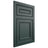 Shiloh Cabinetry Flush Inset Dalton Paintable Billiard Green Door