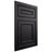 Shiloh Cabinetry Flush Inset Dalton Paintable Black Door