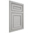 Shiloh Cabinetry Flush Inset Dalton Paintable Unusual Gray Door