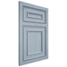 Shiloh Cabinetry Flush Inset Dalton Poplar Plain Cut Sky Door