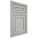 Shiloh Cabinetry Flush Inset Dalton Poplar Plain Cut Stratus Door