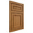 Shiloh Cabinetry Flush Inset Dalton Red Oak Plain Cut Autumn Door
