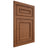 Shiloh Cabinetry Flush Inset Dalton Red Oak Plain Cut Braun Door