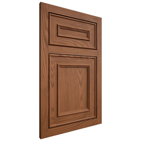 Shiloh Cabinetry Flush Inset Dalton Red Oak Plain Cut Braun Door